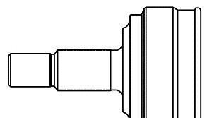Шарнирный комплект, приводной вал - GSP 859183