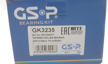 Фото 3 - Подшипник ступицы GSP GK3235