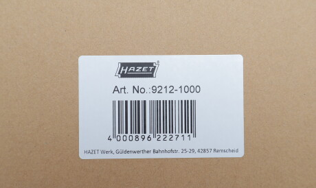 Фото 2 - Автозапчасть HAZET 9212-1000