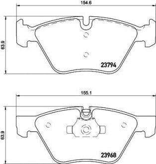 Колодки гальмівні дискові комплект; передн. - HELLA PAGID 8DB355011321