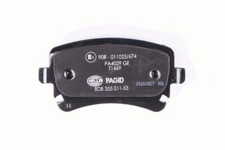 Фото 3 - Гальмівні колодки HELLA PAGID 8DB355011-531