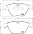 Гальмівні колодки пер. BMW 3 (E90)/5 (E60)/7 (E65) 02-13 (ATE) - (34116780711) HELLA PAGID 8DB355013-931 (фото 2)