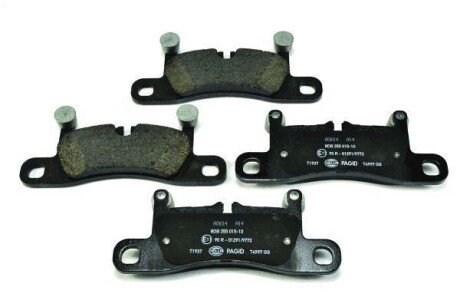 Гальмівні колодки зад. Touareg/Cayenne 10- - HELLA PAGID 8DB355015-101