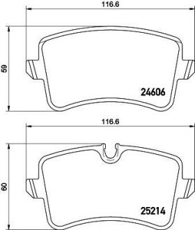 Гальмівні колодки зад. A6 10- - HELLA PAGID 8DB355016-061