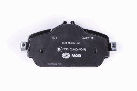Фото 3 - Тормозные колодки HELLA PAGID 8DB355021-551 (8DB355021551)
