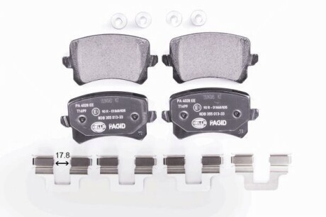 Фото 2 - Гальмівні колодки HELLA PAGID 8DB355025-331 (8DB355025331)