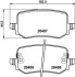 Колодки гальмівні дискові комплект - HELLA PAGID 8DB355042851 (фото 1)
