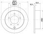 Гальмівний диск зад. Lancer 07- (PRO) - HELLA PAGID 8DD355119181 (фото 1)