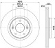 Диск тормозной - ((51712C1000, 51712C2000, 51712J9100, 51712D7000, S51712D7000E)) HELLA PAGID 8DD355126541 (фото 1)