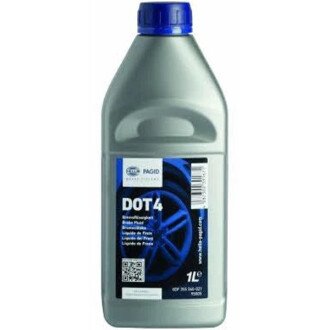 Жидкость тормозная dot 4, BRAKE FLUID, 1л - HELLA PAGID 8DF355360021