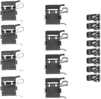 Ремкомплект гальмівних колодок - HELLA PAGID 8DZ355203381