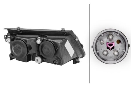 Фото 4 - Фара основная HELLA 1AF 007 620-051 (1AF007620051)