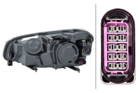 Фото 2 - Фара основная HELLA 1EJ 009 587-621 (1EJ009587621)