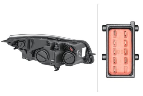 Фото 2 - Фара основна HELLA 1EJ 009 630-311 (1EJ009630311)