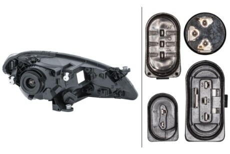 Фото 4 - Фара основна HELLA 1EJ 010 671-011