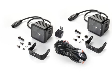 Лампа дального світла Black Magic (LED, 12/24В, 40Вт, 3000лм, 5700K, кількість LED діодів: 4 500ммx83ммx68мм) - HELLA 1FA358176821