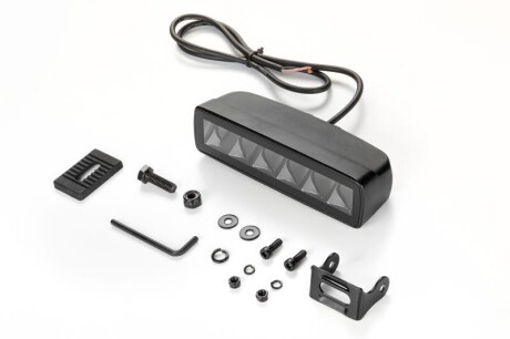 Лампа дального світла Black Magic (LED, 12/24В, 30Вт, 2000лм, 5700K, кількість LED діодів: 6 800ммx50ммx60мм) - HELLA 1FB358176211