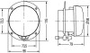 Противотуманная фара, Адаптивная фара - (2048202256, 260000032, A2048202256) HELLA 1N0009295087 (фото 2)