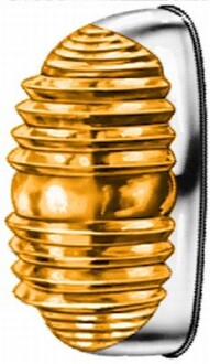 Лампа сигналу повороту переднього Лів/Прав (з патроном лампочки) VW GARBUS, KARMANN GHIA 08.55-12.77 - HELLA 2BA 001 227-201