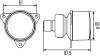 Ліхтар показника повороту 12V - (0018208921, 15071277, 1524392) HELLA 2BA008221001 (фото 2)