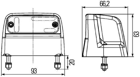 Фото 2 - Автозапчасть HELLA 2KA012271041