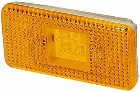 Габаритні ліхтарі Лів/Прав, LED, висота 34мм ширина 104мм глибина 54мм, горизонтальне кріплення/клееєня, довжина провода 500мм, 24В (IP5K9K) SCANIA G I, P I, R I, T 01.03-05.19 - ((1365973, 1365975, 1391144, 1443884, 1471599)) HELLA 2PS007972011