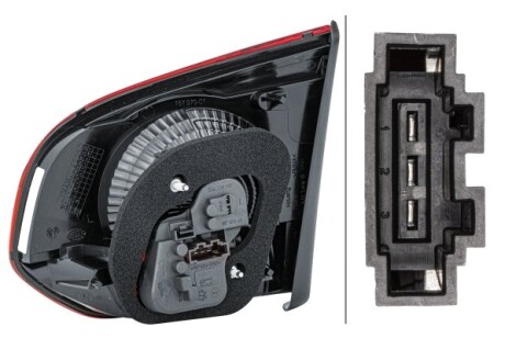 Фото 4 - Задній ліхтар HELLA 2SA009923091