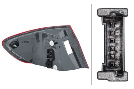 Фото 2 - Задній ліхтар HELLA 2SD 010 234-101