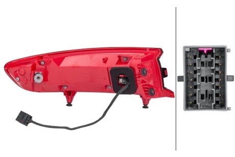 Фото 2 - Задній ліхтар HELLA 2SD011499121