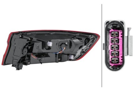 Фото 4 - Задній ліхтар HELLA 2SD012246171