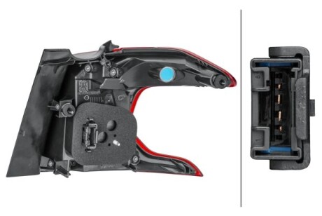 Фото 2 - Задний фонарь HELLA 2SD354846031