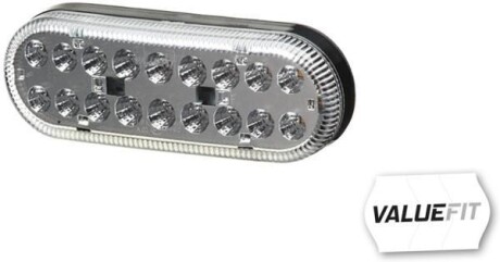 Ліхтар задній Лів/Прав (LED, 12/24В, з індикатором, із стоп-сигналом, паркувальні вогні) - HELLA 2SD357022011