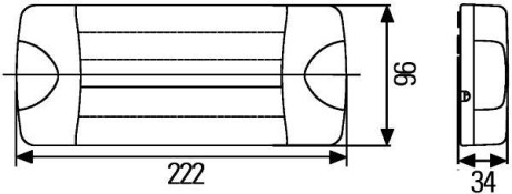 Фото 2 - Задній ліхтар HELLA 2SD980613211
