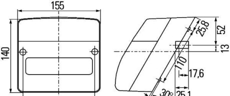 Фото 2 - Задній ліхтар HELLA 2SD 996 030-021 (2SD996030021)