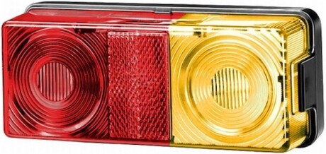 Ліхтар задній Лів (P21W/R5W, 12/24В, з індикатором, із стоп-сигналом, паркувальні вогні, без відбивача) - HELLA 2SD998531017