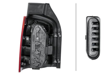 Фото 4 - Задній ліхтар HELLA 2SK 008 579-121 (2SK008579121)