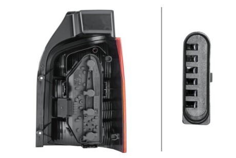 Фото 4 - Задний фонарь HELLA 2SK 008 579-131 (2SK008579131)