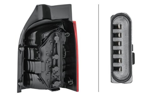 Фото 4 - Задний фонарь HELLA 2SK 008 579-211 (2SK008579211)