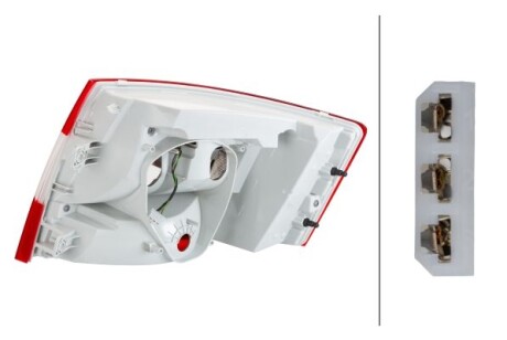 Фото 2 - Задний фонарь HELLA 2SK012883051