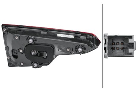 Фото 2 - Задній ліхтар HELLA 2SV012247281