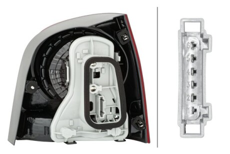 Фото 4 - Задний фонарь HELLA 2VA 965 303-071 (2VA965303071)