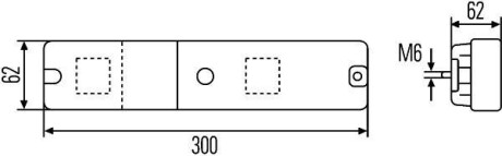 Фото 2 - Задний фонарь HELLA 2VA 997 113-001