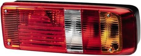 Ліхтар задній Лів EasyConn I Hybrid (P21W/R10W, 24В, з індикатором, світло протитуманних фар, світло заднього ходу, із стоп-сигналом, паркувальні вогні, аварійний трикутник) - HELLA 2VP340932011 (фото 1)