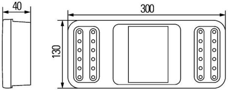 Фото 2 - Задний фонарь HELLA 2VP 345 900-281