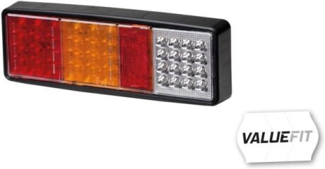 Ліхтар задній Лів/Прав (LED, 12/24В, з індикатором, світло протитуманних фар, із стоп-сигналом, паркувальні вогні) - HELLA 2VP357019011