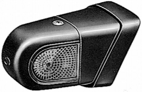 Габаритні ліхтарі Прав, червоний/чорний, 12В MERCEDES T2/LN1 04.86-12.94 - HELLA 2XS 004 237-321