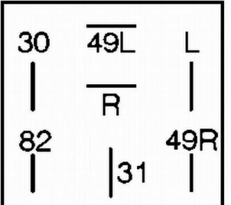 Фото 3 - Релійний елемент (реле) HELLA 4DB 006 716-041 (4DB006716041)