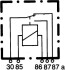Реле робочого струму - ((048640022A, A0018354106, 60501035, 6053460, 1574754)) HELLA 4RD933332361 (фото 2)