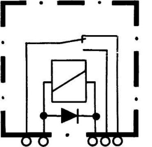 Фото 2 - Релійний елемент (реле) HELLA 4RD933332441