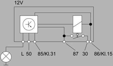Фото 2 - Релійний елемент (реле) HELLA 4RV 008 188-111